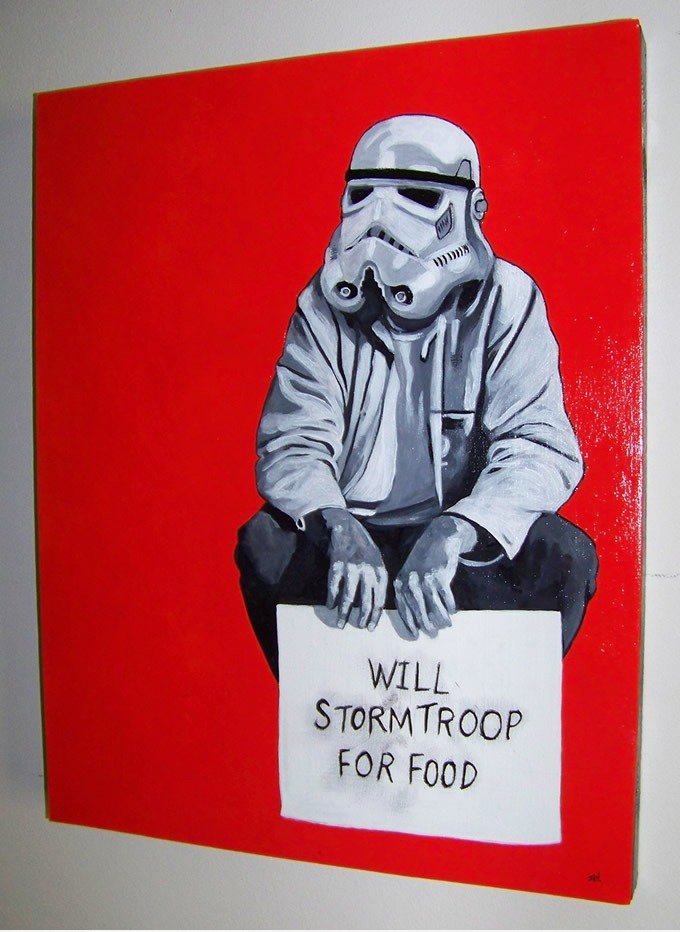 Homeless Stormtrooper