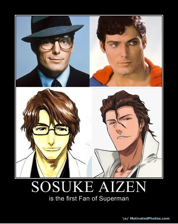 Aizen ist der erste Fan von Superman