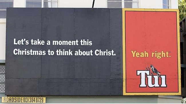 Gute ad in Christmas