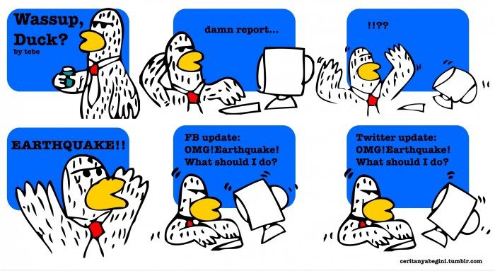 Wie um zu überleben ein Erdbeben