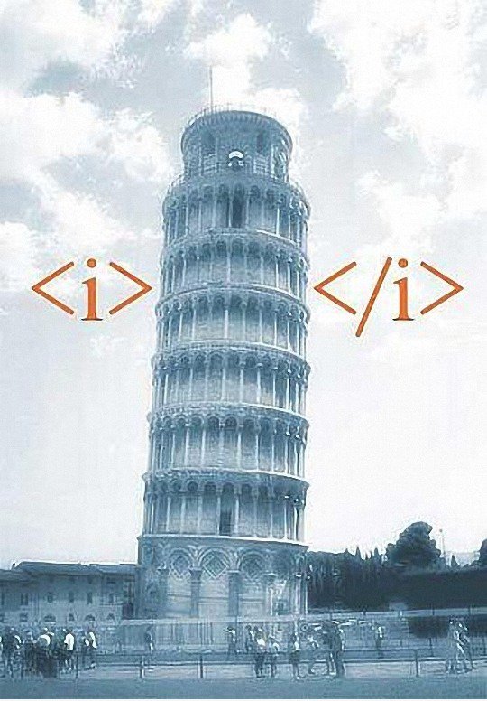 Der schiefe Turm von Pisa