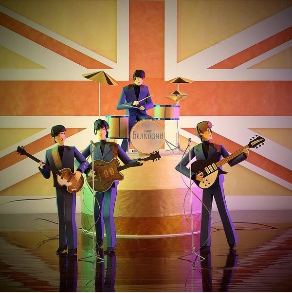 The Beatles Papier Artwork