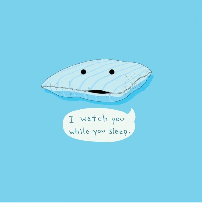 Die Kissen sind Creeps
