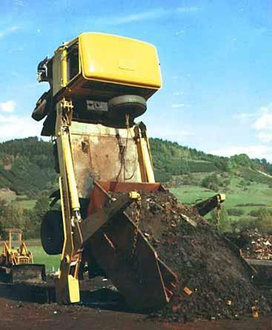 LKW Wheely fail