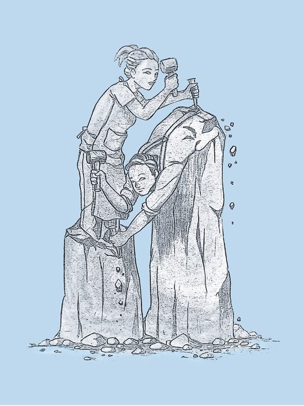 Statue Arbeiter
