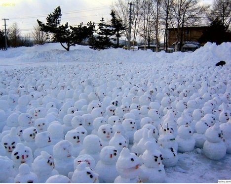 Schneemänner Invaders