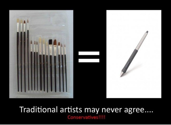 Pen Vs Pinsel