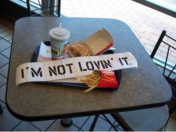 Ich bin nicht Lovin 'It.