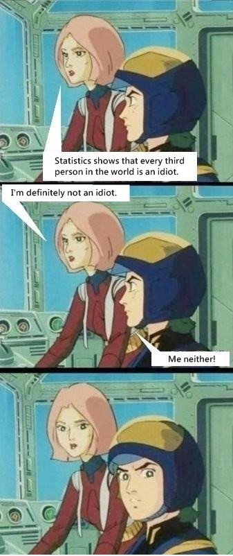 Wer ist der Idiot?