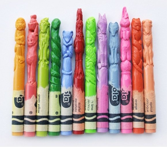 Crayon Totem Sculpture