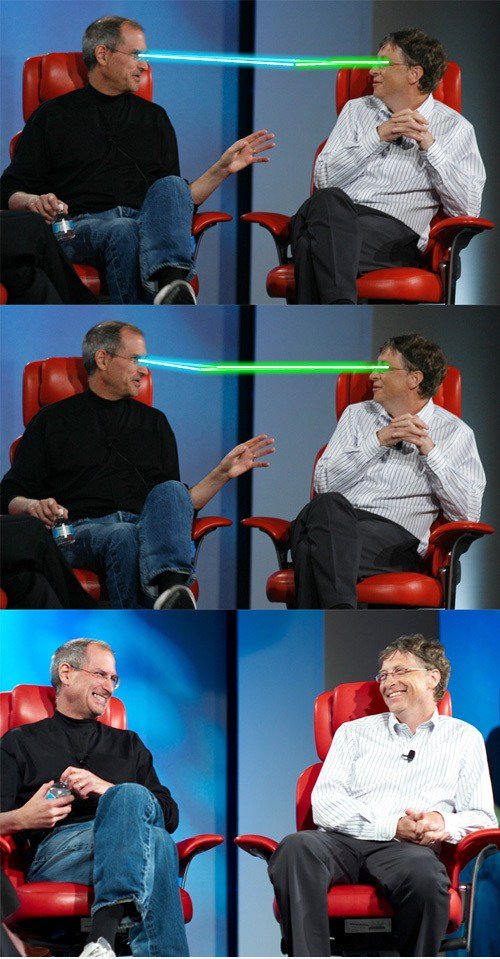 Steve Jobs vs Bill Gates (6)