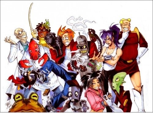 Futurama Anime Style