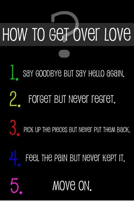 How To Get Over Liebe