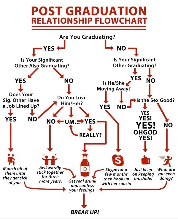 Beitrag Graduation Relationship Flowchart