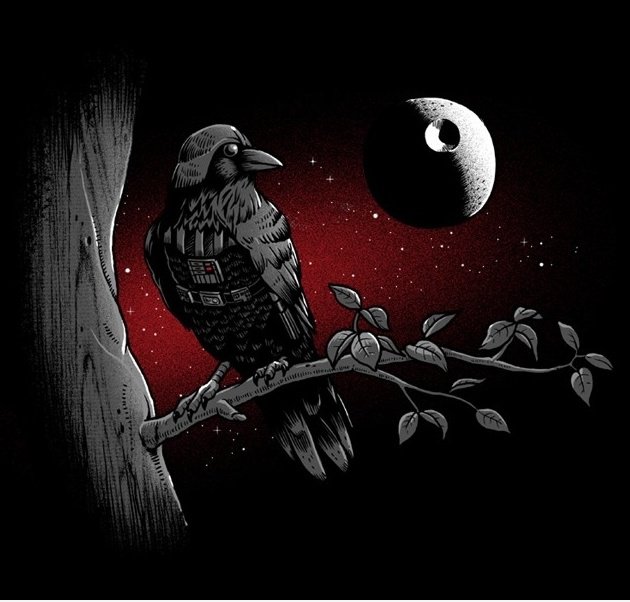 Darth Vader raven