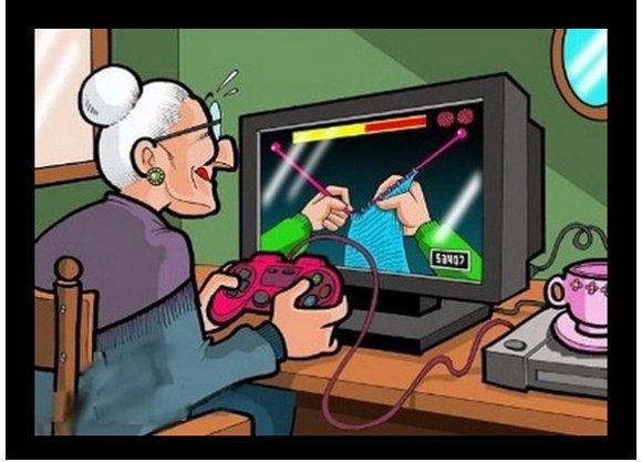 Oma spielt