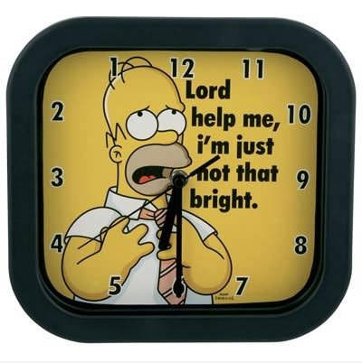 Eine umgekehrte Simpson Uhr