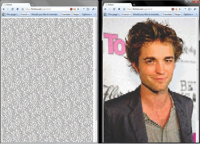 Von Code zu Robert Pattinson (Ctrl + A)
