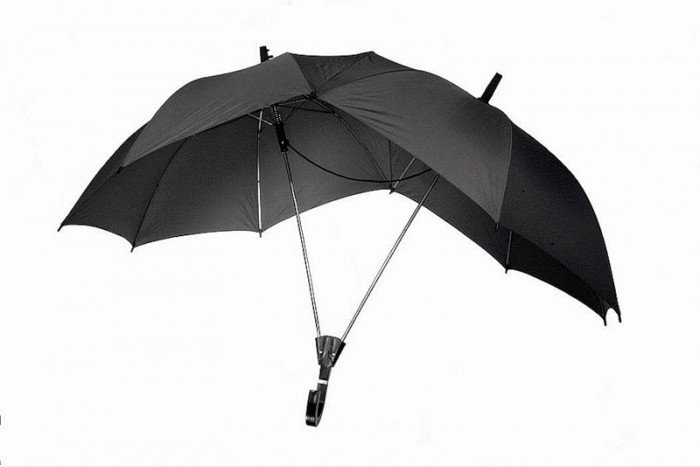 Doppel-Regenschirm