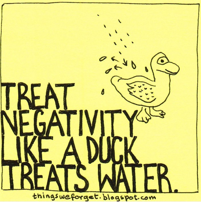 Negativität und Wasser