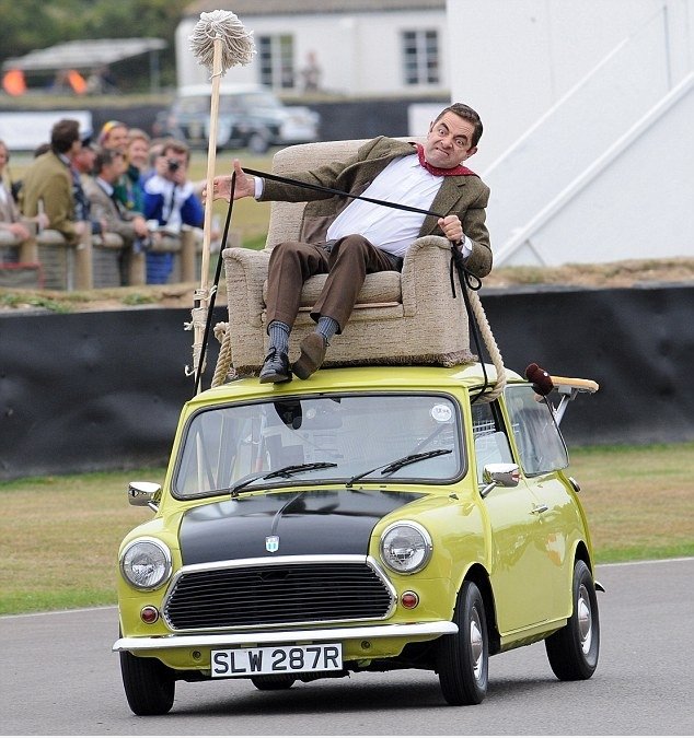 Wie wie Mr. Bean fahren