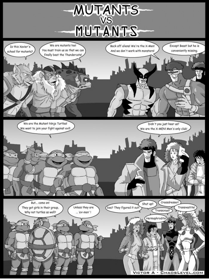 Mutants VS Mutants