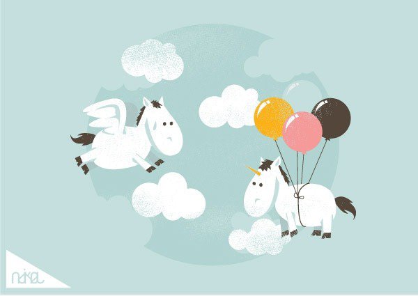 Fliegender Einhorn?