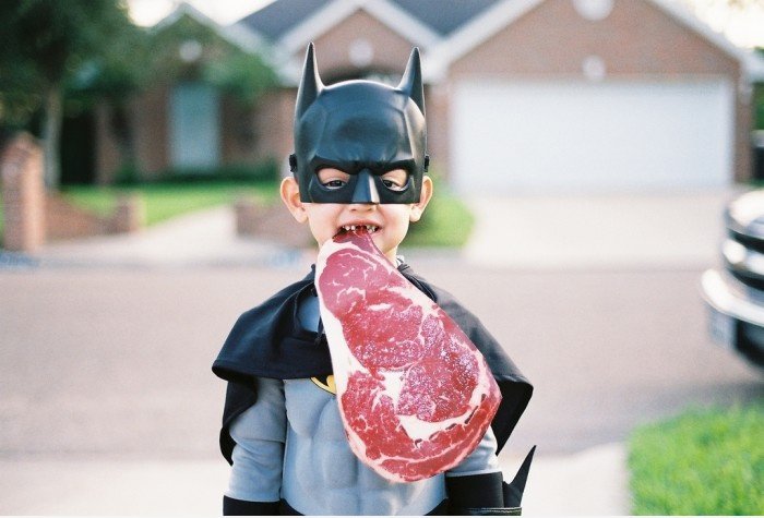 Batman und Fleisch
