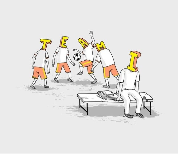 Es gibt kein Ich im Team