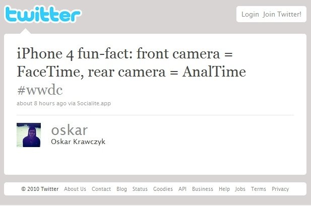 FaceTime? AnalTime!