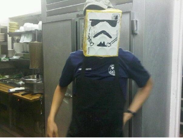 Empty Beer Box = Stormtrooper
