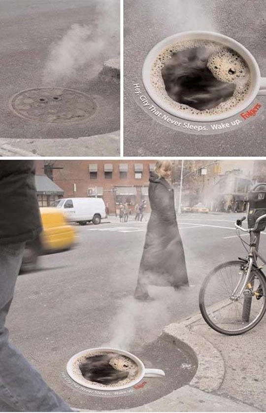 Clever Coffee Ad