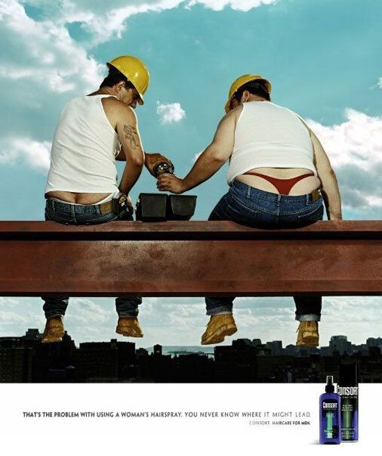 sexy bauarbeiter werbung deo