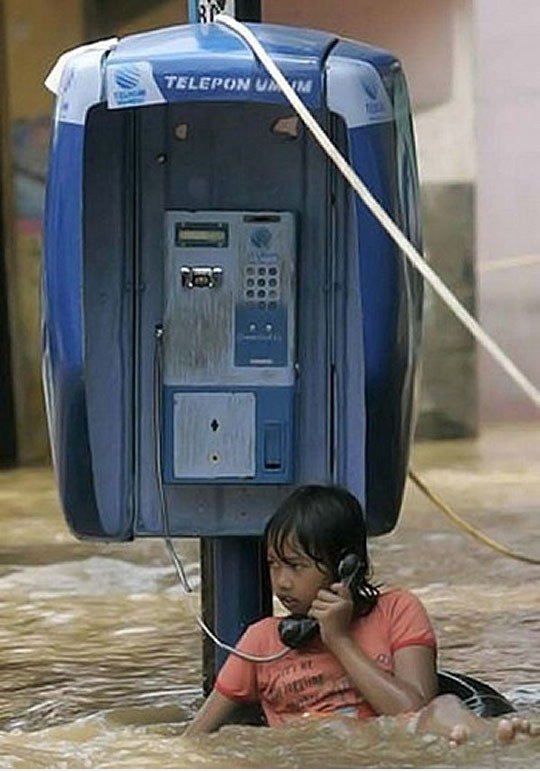 Mum, ich vergaß zu drehen den Wasserhahn