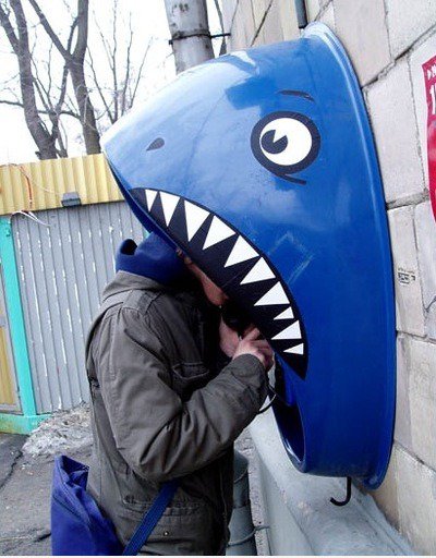 Telefonzelle in Russland