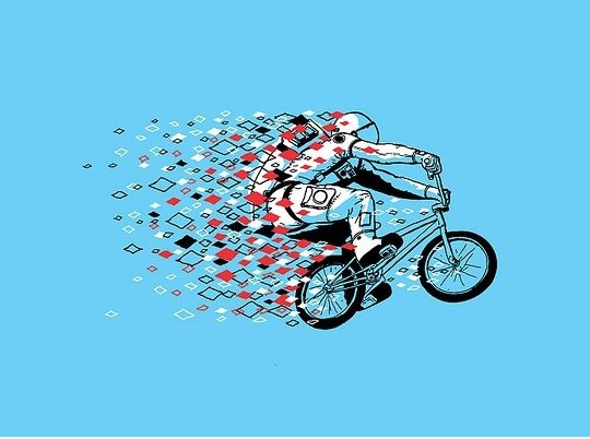 BMX - Verblassen der Farben ...