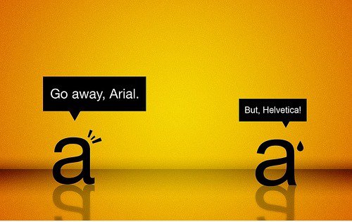 Geh weg, Arial