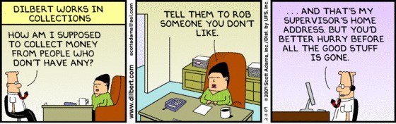 Dilbert: Tell 'em rauben Ihnen jemand nicht mag