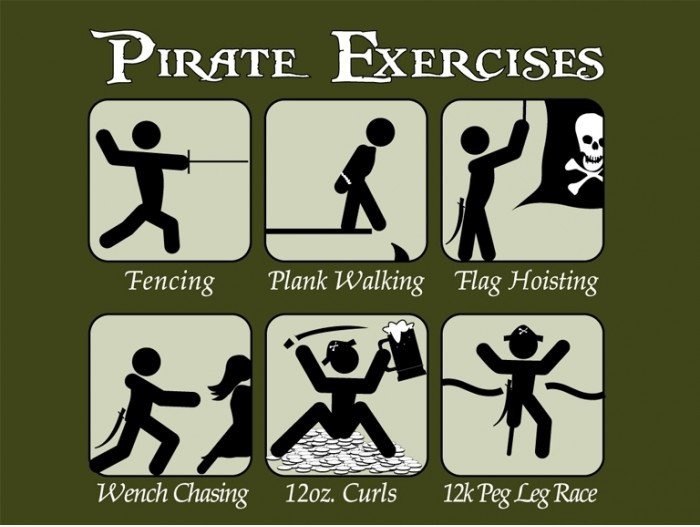 Pirate Übungen