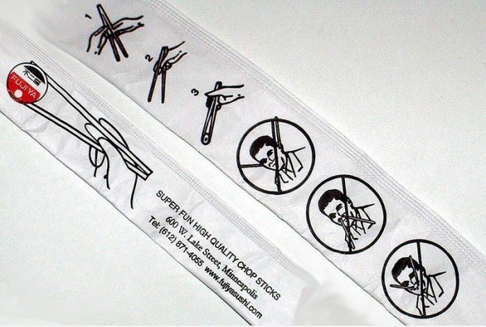 Lustige Chopsticks