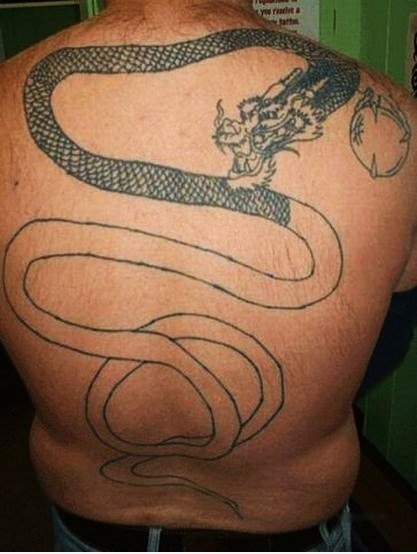 Westlichen Tattoo - Chinesische Drachen