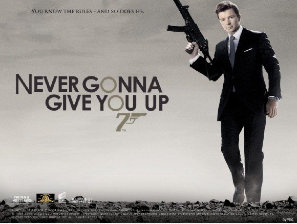 Never gonna geben Sie
