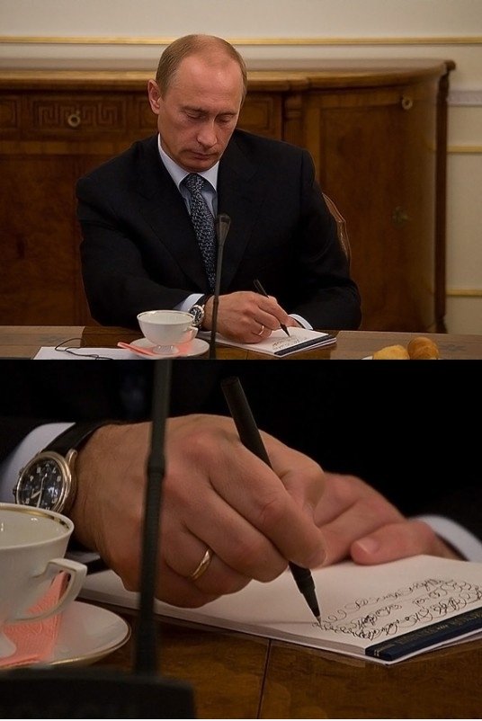 Was machst du jotting ... Putin?