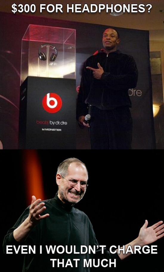 dr. dre vs apple steve jobs