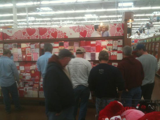 400 pm at walmart on valentines