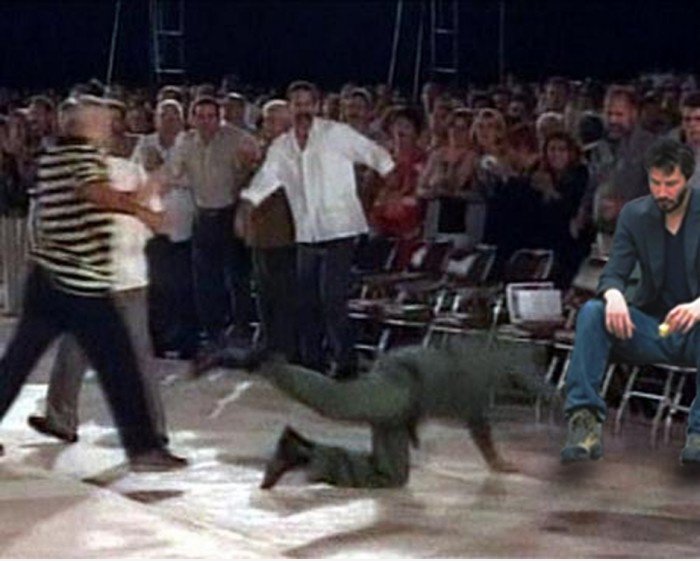 Sad Keanu nicht über Fidel Castro pflegen