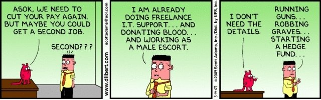 Dilbert: Kein Scherz, kann es wirklich sein