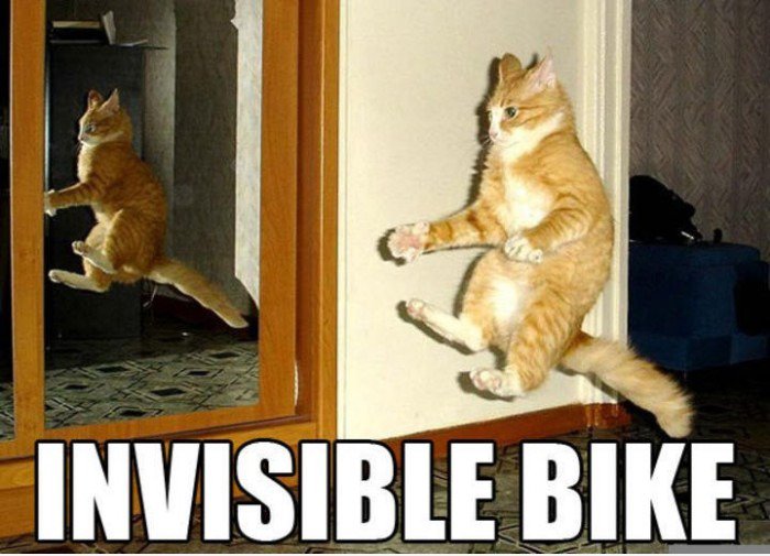 Invisible Bike!