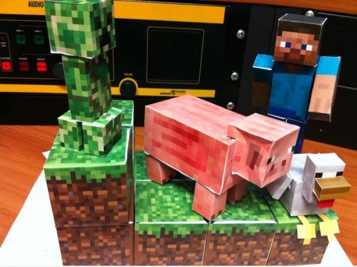 Craft eigene Minecraft papercraft Handwerk