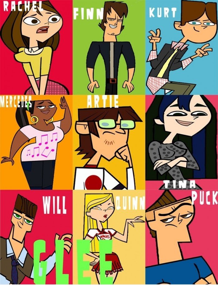 Glee erfüllt Total Drama Island